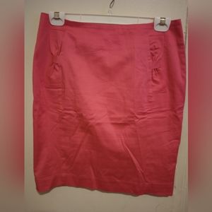 Pink Casual Skirt